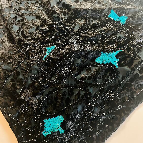 Anthropologie Moulinette Soeurs Imogen Sequin Shift Slip Dress Size 2 Brand New - Picture 5 of 14